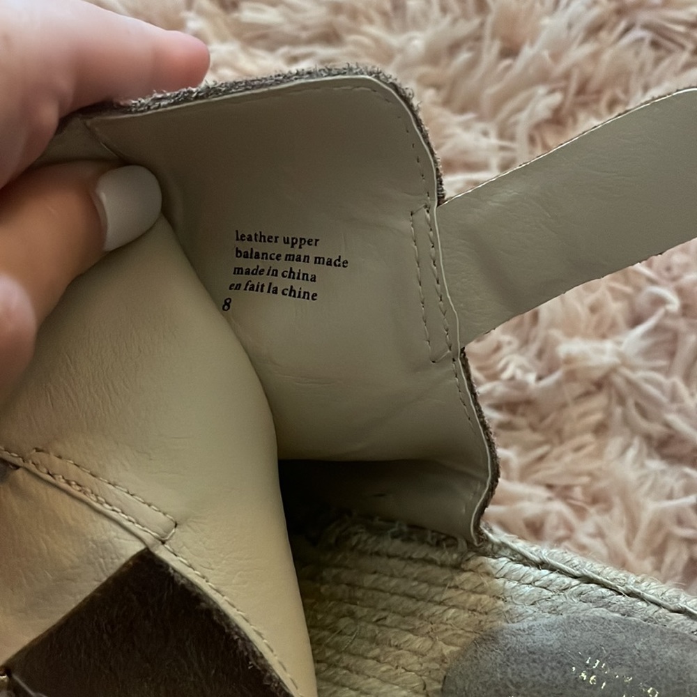 Seychelles Taupe Suede Espadrilles Wedge Sandals - Picture 10 of 10